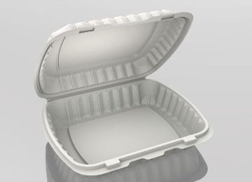 Ланч-бокс ПП 1-сек (209х238х62) белый РК-241 Комус 100/100 