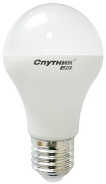 Лампа светодиодная A60 12W 4000К Е27 230V Спутник 1/10/100