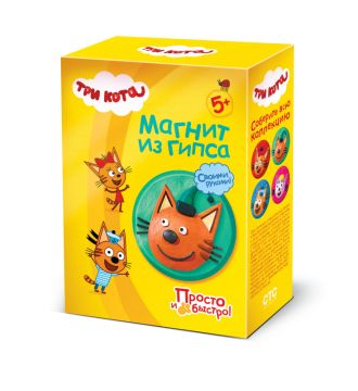 Набор для творчества магнит из гипса Три кота Компот 1/1