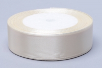 Лента атласная 25мм 25м шампань 5/5