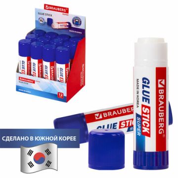 Клей-карандаш 36г BRAUBERG Super 1/12/360