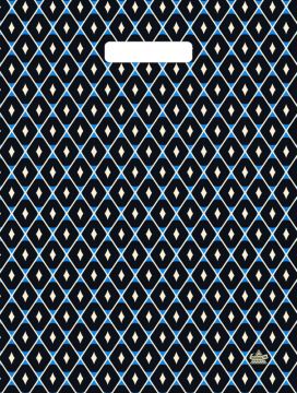 Пакет с вырубной ручкой (31х40)-60 Геометрия ламинат Тико 50/500