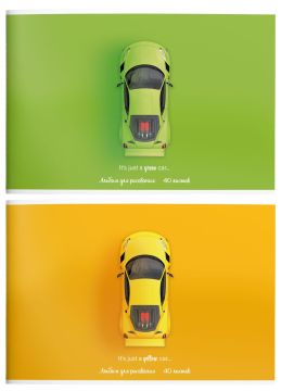 Альбом для рисования 40л А4 на скрепке Schoolformat Красочный концепт 1/35