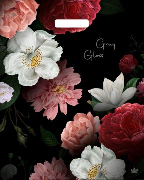 Пакет с вырубной ручкой (39х48)-50 Грэй Глосс Нежность Тико 50/500