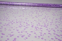 Ролик 70см х10м пленка полипропилен с рисунком Пузыри, сиреневый 1/10 