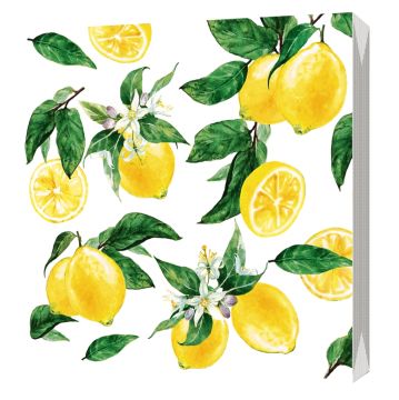 Салфетки (33х33) 3-сл Лимон (20) 1/15