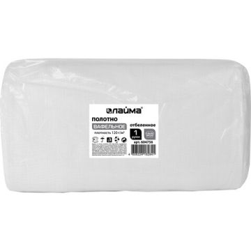 Вафельное полотно отбеленное (0,80мх50м) 120 г/м2 1/1 