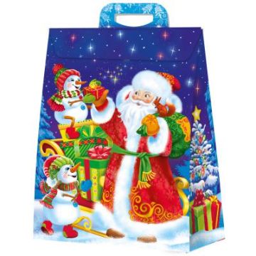 НГ Коробка до 2,0кг 230х100х330 Снеговички1/80