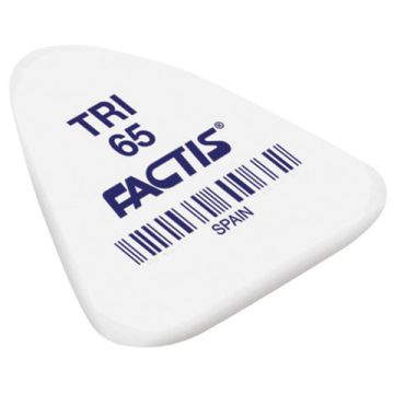 Ластик FACTIS TRI 65 36х33х6мм ассорти треугольный