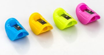 Точилка 1 отверстие пластиковая без контейнера ассорти Centrum 1/48/1440