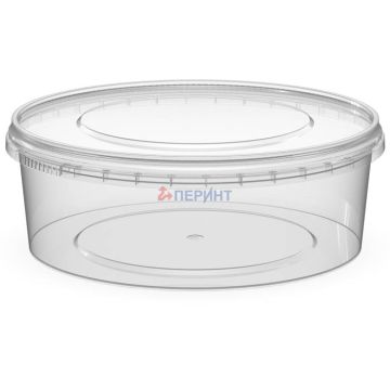 Банка 1000мл d-173/К б/кр прозрачная Перинт 150/150 