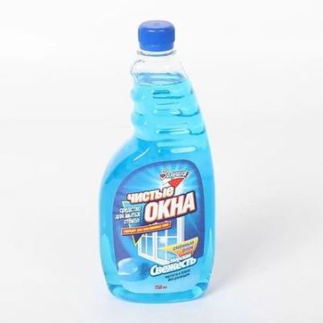 Средство для мытья стекол и зеркал 750мл сменный блок Морская свежесть Золушка Ч-21-15 1/12