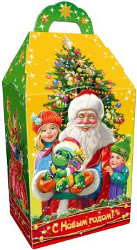 НГ Коробка до 1,2кг 140х105х250 Крошечка дракошечка 1/120