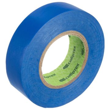 Изолента ПВХ 19х20 130 мкм синий СИБРТЕХ 1/200 