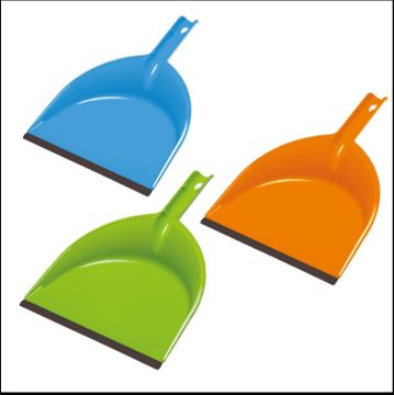 Совок д/мусора Клип AZUR с резинкой пластик ассорти 1/24 