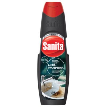 Средство жидкое 500мл чистящее гель САНИТА Антиржавчина 1/12