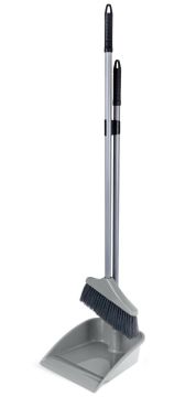 Совок для мусора + щётка-сметка высокая ручка Перфетто 1/1 