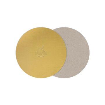 Подложка Золото/жемчуг усиленная d-280мм 1,5мм 50/100