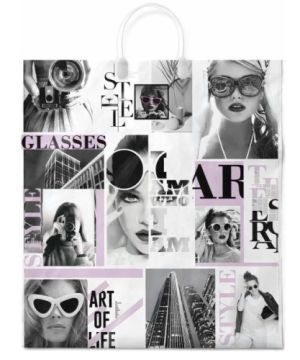 Пакет с пластмассовыми ручками (40х44)-100 Стилист 10/100 