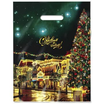 НГ Пакет с вырубной ручкой (31х40)-60 Фиеста 50/500