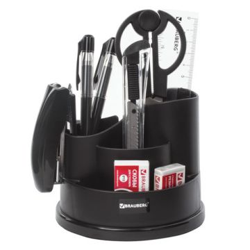 Канцелярский набор 10 предметов офисный вращ BRAUBERG Рапсодия 1/36