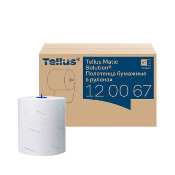 Полотенца бумажные рулонные 2сл 150 м Tellus/TORK Matic (H1) ADVANCED белые 6/6