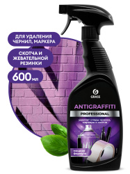Средство жидкое 600мл для удаления пятен Antigraffiti Professional Грасс 1/8