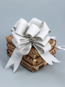 Бант-шар 4,5см серебро 20/20