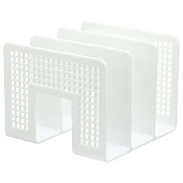 Лоток-сортер для бумаг 3отд  207х212х168мм сетчатый белый Office-Expert Brauberg 1/24