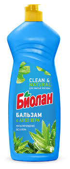 Средство жидкое для мытья посуды 900мл БИОЛАН Бальзам Алоэ вера 1/12