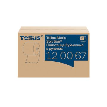 Полотенца бумажные рулонные 2сл 150 м Tellus/TORK Matic (H1) ADVANCED белые 6/6 (клиент)