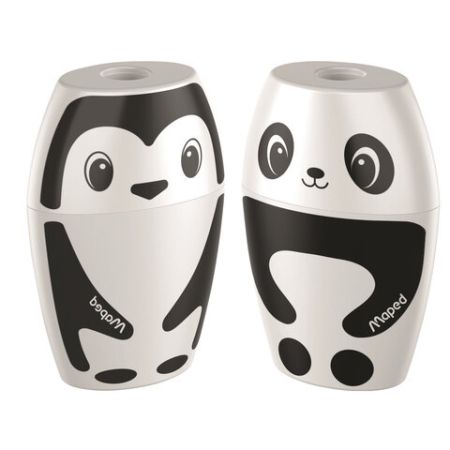 Точилка 1 отверстие с контейнером Shakky Maped 1/25 (Клиент)