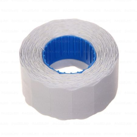 Этикет-лента (22х12) волна белая (700шт) 10/270