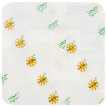 Послеоперационная пластырь-повязка LEIKO 10х10см на нетканой основе со впитывающ прокл 1/50 (клиент)