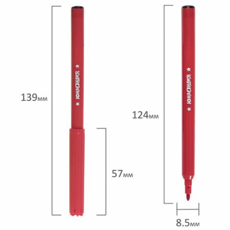 Фломастеры 12цв вентилируемый колпачок ЮНЛАНДИЯ Забавные картинки 1/12/144