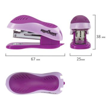 Степлер №10 до 15л с антистеплером ЮНЛАНДИЯ МИНИ 1/24