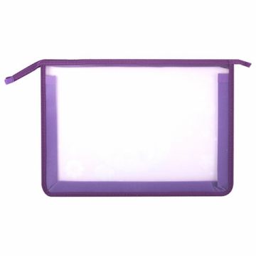 Папка для тетрадей А4 пластик 1 отделение, на молнии Юнландия Pretty Kitty 1/25