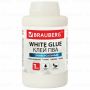 Клей ПВА 1кг универсальный бумага картон дерево BRAUBERG 1/6