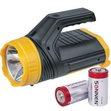 Батарейки КОМПЛЕКТ 2 шт, SONNEN, D (R20), солевые, в пленке 1/6/12 (клиент)