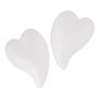 Пенопластовые заготовки для творчества СЕРДЕЧКИ-КАПЛИ, 4шт., 65мм, ОСТРОВ СОКРОВИЩ, 661364