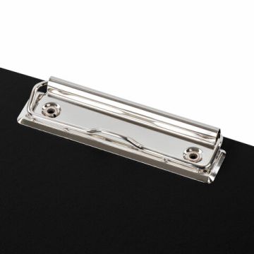 Доска-планшет с прижимом А4 22,5х31,6см картон/бумвинил черная STAFF EVERYDAY  1/45