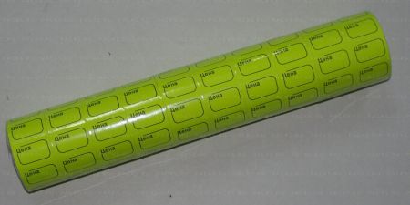 Этикет-лента (30х20) желтая 350шт/рул 10/100