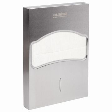 Диспенсер для покрытий на унитаз нерж сталь матовый LAIMA PROFESSIONAL NOX 1/1 (Клиент)