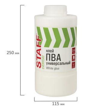 Клей ПВА 2,3кг универсальный дерево бумага картон 1/6