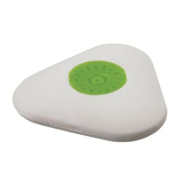 Ластик 35х35х10мм треугольный, пластиковый держатель STAFF College 1/36