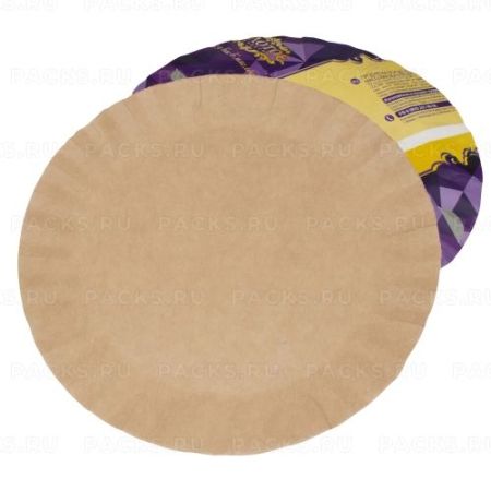 Тарелка картон d-175 белая молоко 100/1600