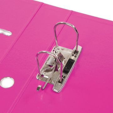 Папка-регистратор А4 75мм BRAUBERG EXTRA с покрытием из ПВХ розовая 1/20 (Клиент)