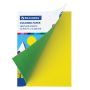 Цветная бумага А4 офсетная, 16л. 8цв., на скобе, BRAUBERG, 200х275мм, Кот-рыболов, 129920