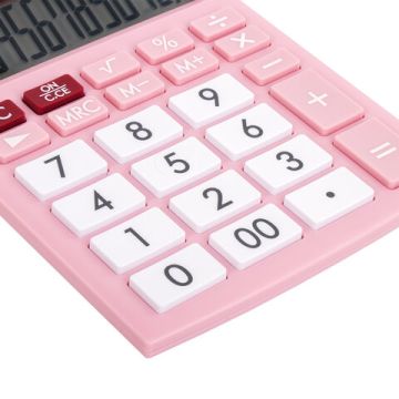 Калькулятор настольный BRAUBERG ULTRA PASTEL-12-PK (192x143) 12разр дв пит РОЗОВЫЙ 1/20