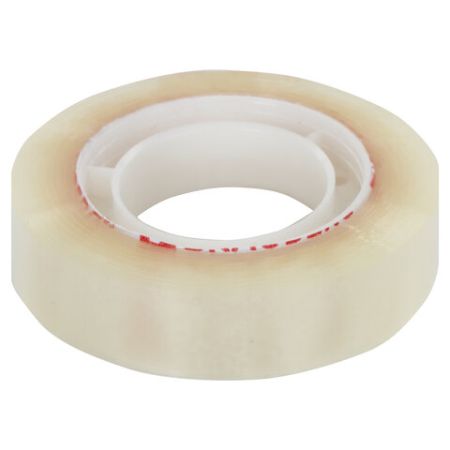 Канц.лента 12х33 прозрачная гарантированная длина BRAUBERG 12/300 (клиент)